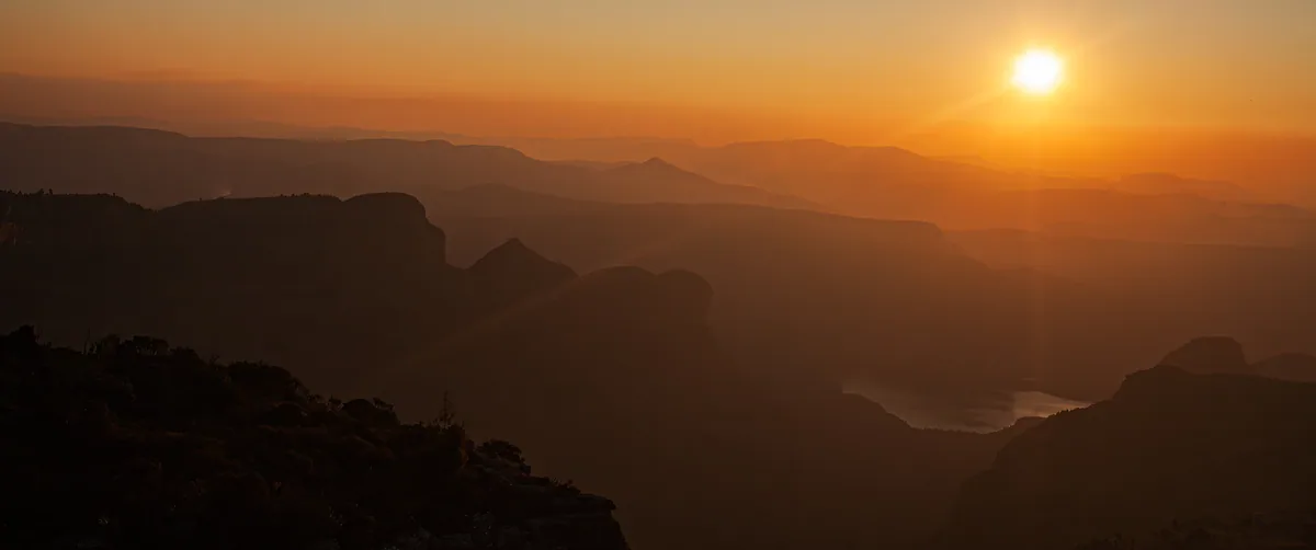 Sunset in the Drakensberg